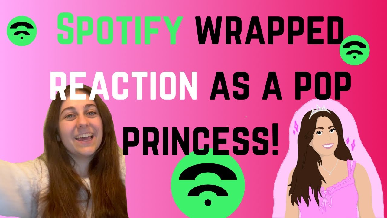 Spotify Wrapped REACTION! As a pop princess! With artist wrapped too! 