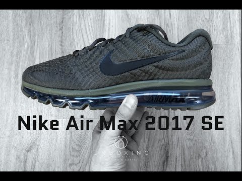 Nike Air Max 2017 SE ‘Cargo Khaki/Black’ | UNBOXING & ON FEET | fashion shoes | 2018 | 4K