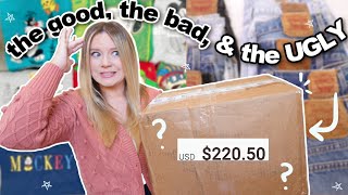 i spent $200 on a vintage MYSTERY THRIFT BOX (Levi's, Disney & more!)