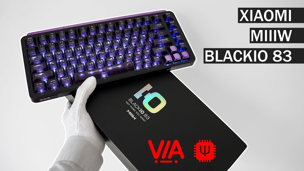 First Impressions & Unboxing I Xiaomi x MIIIW BlackIO 83 QMK VIA
