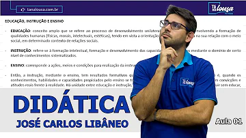 O que diz Libâneo sobre a educação?