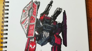 Drawing ARTHUR Titan from War Robots