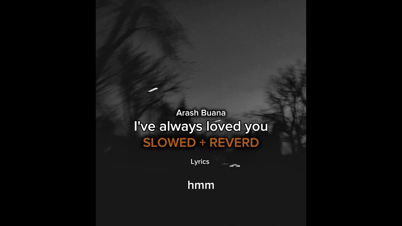 I've always loved you - arash buana (SLOWED + REVERB)