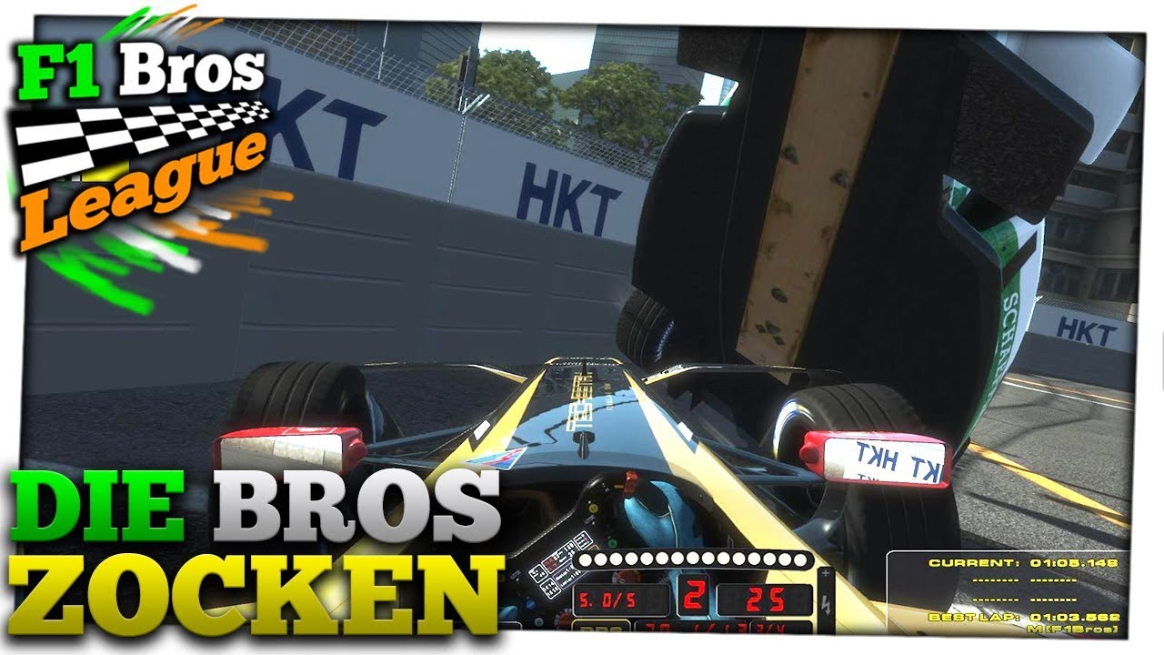 Wir blödeln online in Hongkong herum - Formel E in rFactor 2 - Die Bros Zocken | F1 Bros League | KK - YouTube