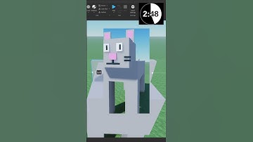 I Made a cat in Roblox Studio in Just 5 Minutes (bad idea) #funny #cat #discord