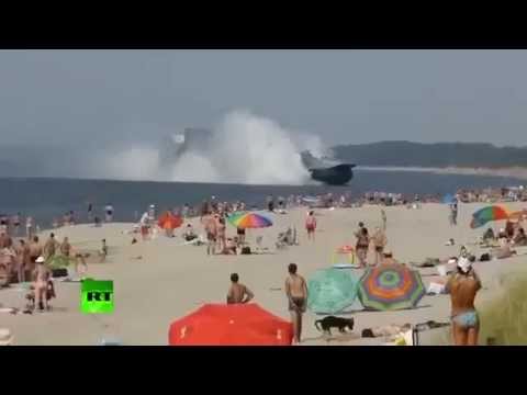 Десантный корабль на пляже | Балтийск
