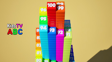 Number Song 1-100 | Counting by 1 up to 100 | Kids TV ABC