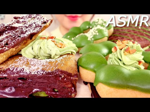 [咀嚼音]ミスド 抹茶の驚きシリーズを食べる[食べるだけ][ASMR][モッパン]