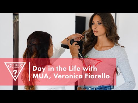 A Day in the Life of Makeup Artist + Hair Stylist, Veronica Fiorello | #LoveGUESS
