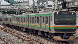 【付属編成の単独走行！】回8648M E231系U63編成TK入場回送（指定保全）　E231系1000番台ヤマU63編成単独で大宮駅4番線停車！