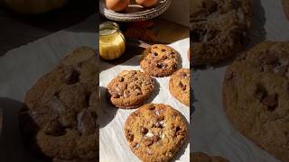 Banana bread cookies 🍌 🍪  #foryou #baking #recipe #cookierecipe #fyp #banana #food #fypシ゚