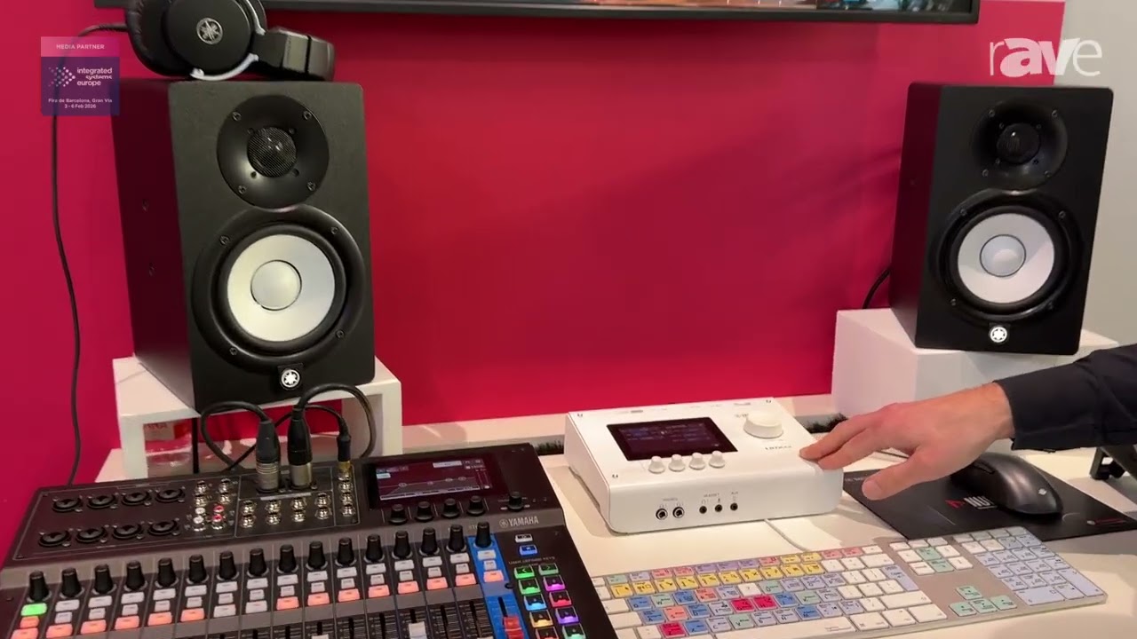 ISE 2026: Yamaha Features URX44 USB-C Audio Interface for Production and Streaming