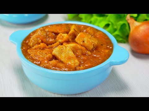 ГУЛЯШ ИЗ СВИНИНЫ с подливой - нежный, сочный и аппетитный!  Рецепт от Всегда Вкусно!