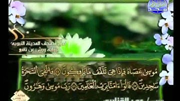 الختمة المرتلة برواية ورش عن نافع     عمر القزابري الجزء التاسع عشر
