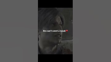 Leon can’t win💔 #fyp #residentevil #re2 #horror #horrorgaming #shorts #foryoupage #gaming #re4