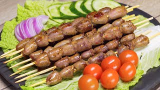 Куриные сердечки на гриле. Рецепт от Всегда Вкусно! Куриные сердечки на гриле. Рецепт от Всегда Вкусно!