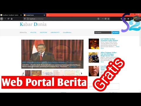 Source Code Web Portal Berita dengan PHP Native | Gratis