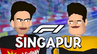 F1 SINGAPORE GP Highlights!!! 3D