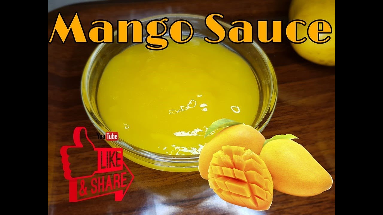 Mango Sauce Recipe Home Made Without Any Preservatives. #Mangosauce # ...