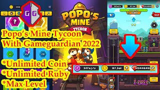 Popo's Mine Mod With Gameguardian (Unlimited Ruby, Coin, and All Max Level) screenshot 1