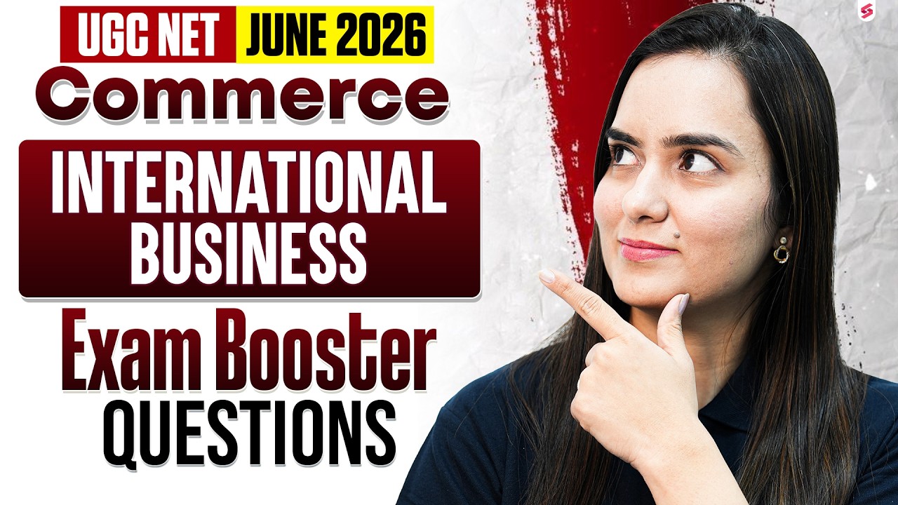 UGC NET Commerce Classes 2026 | International Business UGC NET Commerce By Niharika Mam #2