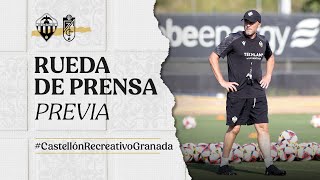 Rueda de prensa, Dick Schreuder previa al CD Castellón vs Recreativo Granada (12-04-2024) by CDCastellonOficial 1,152 views 1 month ago 6 minutes, 26 seconds