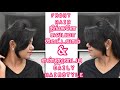How to cut bangs at home in tamil  self front hair cut  my signature hairstyle