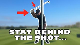 GET BEHIND THE BALL TO ANCHOR THAT SNAP RELEASE! | Wisdom in Golf | Golf WRX |