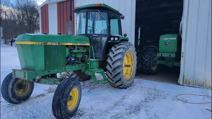 John Deere 4040 In The Shop
