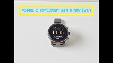 Fossil Gen 3 Q Explorist Basic Review!