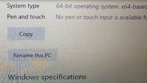 how to check pen and touch input support your laptop