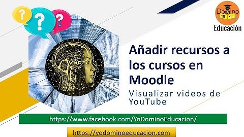 CURSO PARA PROFESORES MOODLE (COMPLETO 2022) VIDEO U3S8 Visualizar videos Youtube