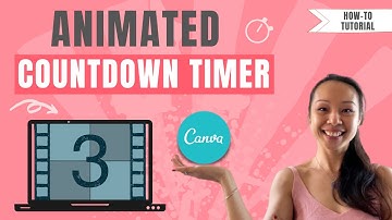 How To Make a COUNTDOWN TIMER ⏲️ Using Canva - Easy Tutorial For FREE & PRO Users