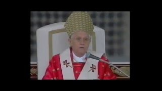 Domenica delle Palme 2007. Benedetto XVI: mani innocenti e cuore puro