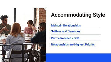 Conflict Management Style - Accommodating