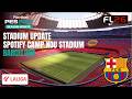 REVIEW SPOTIFY CAMP NOU STADIUM UPDATE BARCELONA PES 2021 FL26