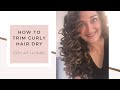 Cutting Curly Hair at home|How to trim your own curly hair