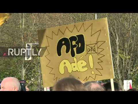 LIVE: Demonstration against AfD in Berlin ahead of party’s first day in the Bundestag