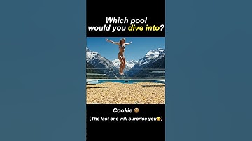 Which dream pool would you dive into? 💦Pt.6 #asmr #oddlysatisfying #relxing #pool #dream #shorts