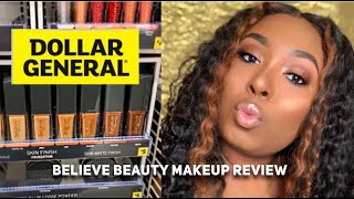 Dollar General Believe Beauty Makeup Review