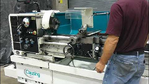 15”/23” x 50” Clausing Colchester Geared Head Gap Bed Engine Lathe, Model Clausing 15, New 2011