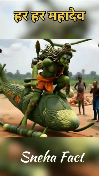 🚁🍉 “Vegetable Helicopter Ride with Lord Shiva?!” | Unbelievable Art! 😲🥦