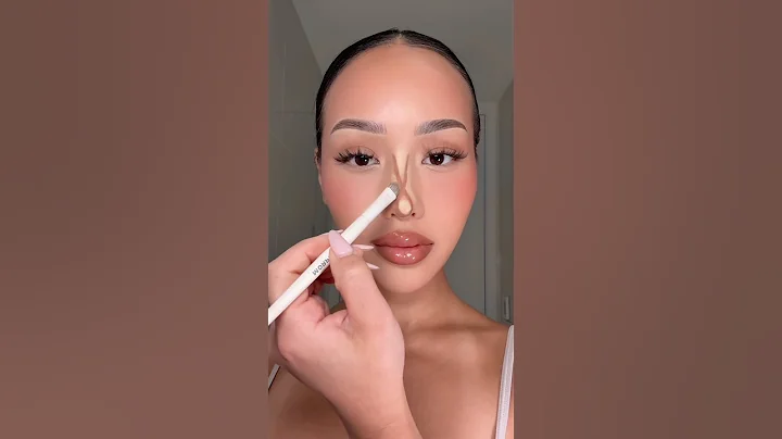 Nose contour hack 💕👀 #makeup