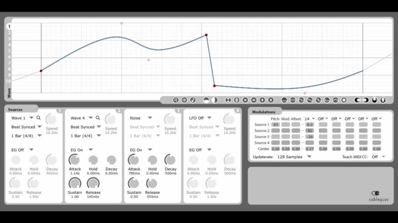Cableguys MidiShaper YouTube