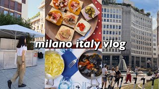 Summer in Milan: grocery shopping, aperitivo, italian food and my working life | Milano Italy Vlog