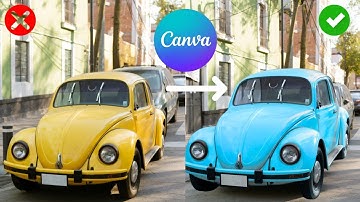 How to Edit & Change Colors of Any Object in Canva | Step by Step