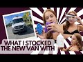 All products and supplies i stocked the new van with 