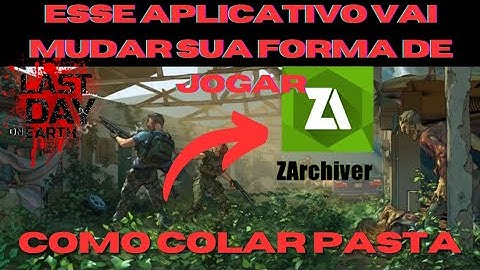 ESSE APLICATIVO É MUITO IMPORTANTE SAIBA POR QUE! COLAR PASTA ZARCHIVER