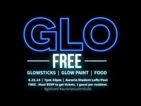 Glo Party - Auraria Student Lofts