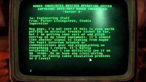 Fallout 3 Walkthrough - Pip Boy and Terminal #57 - Studio